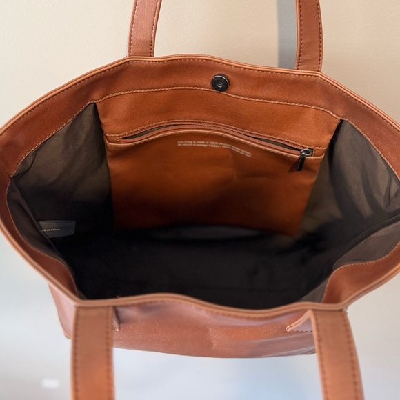 Matt & Nat Cognac Brown Vegan Leather Tote Purse - Picture 5 of 5